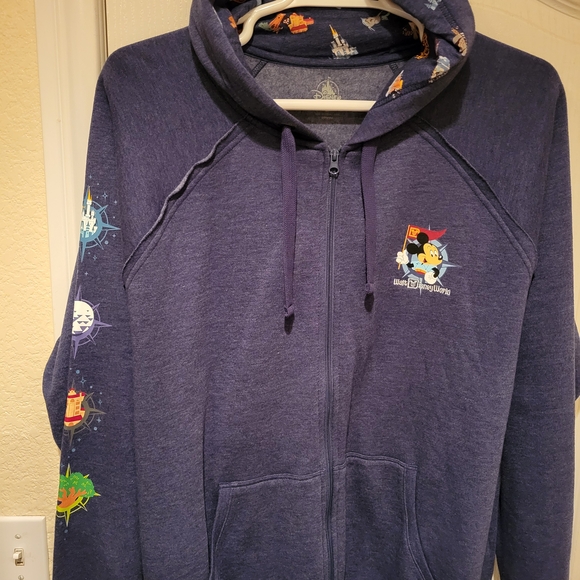 Disney Blue Hoodie with Mickey Mouse Graphic